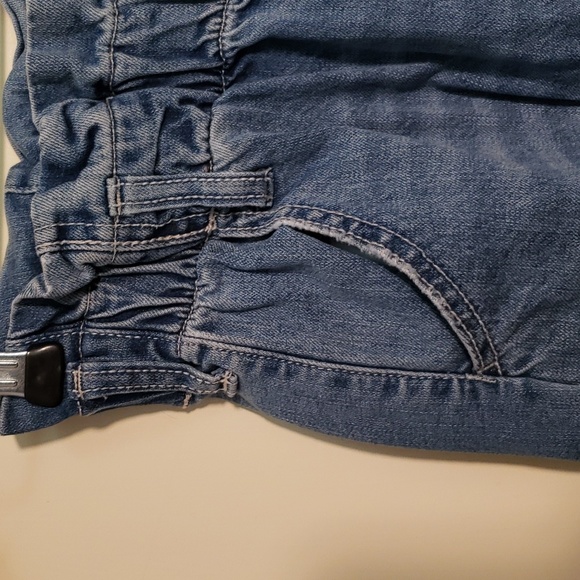 Sol Women's High Rise Mom Blue Jeans w/Elastic Waist, Size 8 Waist 28" - Picture 5 of 10